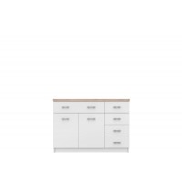 Kumode TOPMIX 2D5S, Balts Kumode TOPMIX 2D5S, Balts